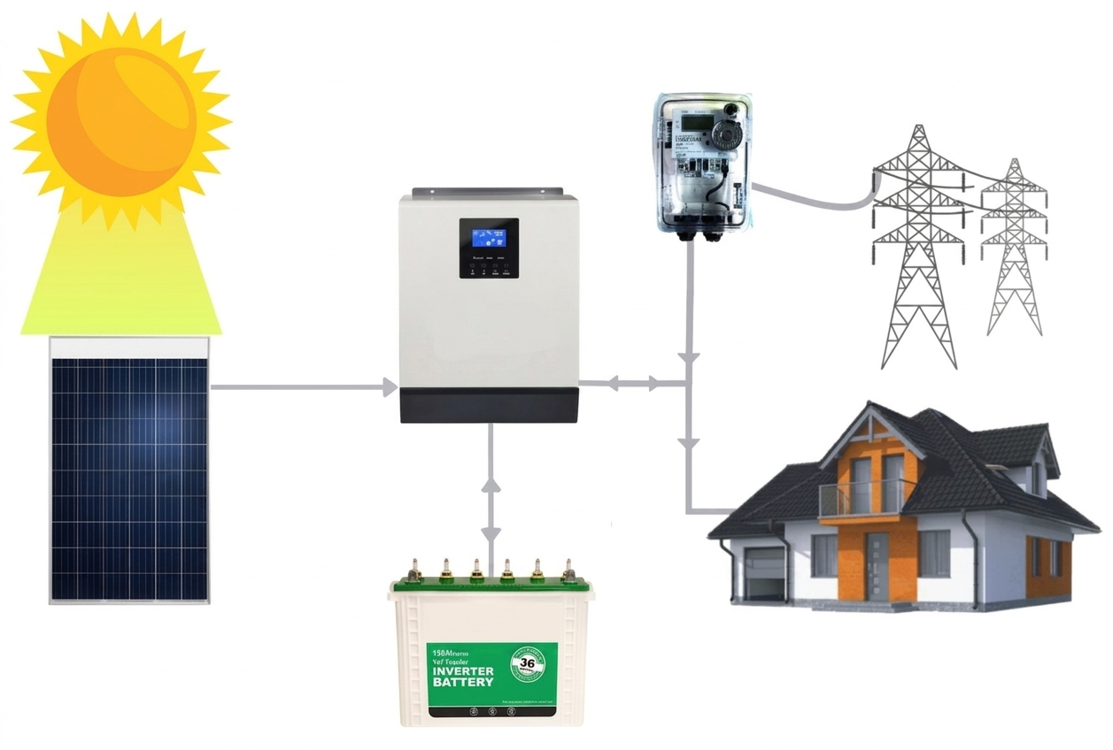 Hybrid Solar System